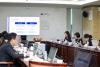 중국 측 발표에 이어 한국 측 최윤경 국가서지과 사무관이 '국립중앙도서관 차세대 서지 언어로의 전환 : 국가서지 2030'을 주제로 발표하고 있다.