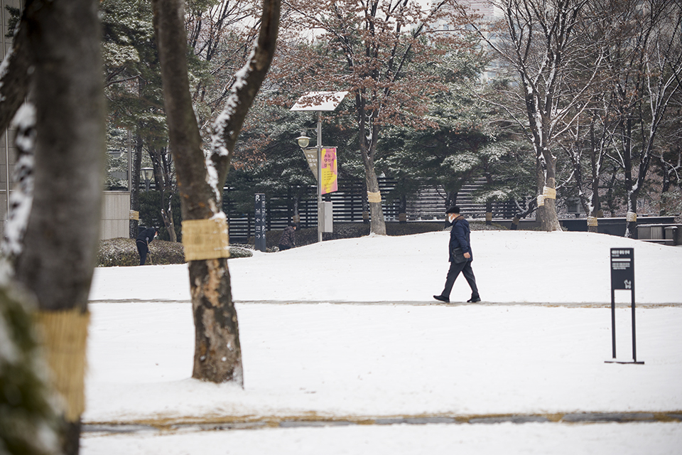 이렇게 눈이 많이 온 오늘도 도서관을 찾아주신 이용자분들이 계세요 ^^
