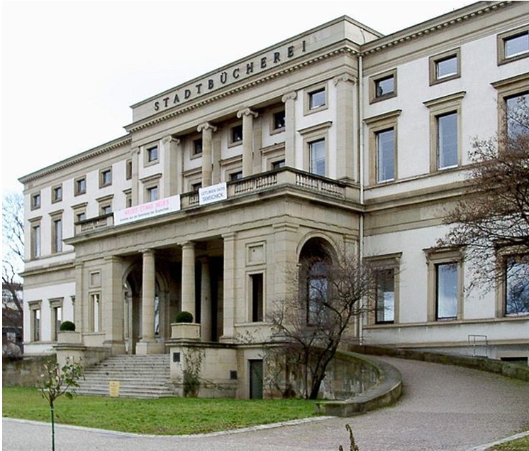 그림 1. 슈투트가르트 시립도서관의 본관으로 사용되고 있는 빌헬름 궁전(Wilhelmspalais)